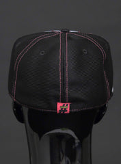 CRYSTAL LOGO FLAT BILL FITTED CAP