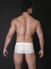 MICK SWIM TRUNK WITH CRYSTALS