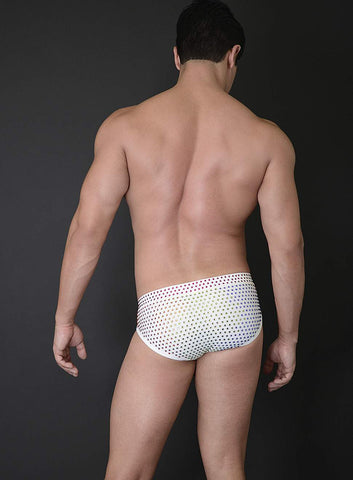 BILLY SWIM RACER WITH CRYSTALS - PRIDE LIMITED EDITION