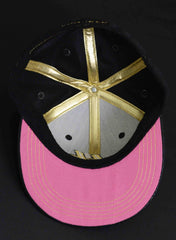 GOLD # FLAT BILL FITTED CAP