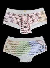MICK SWIM TRUNK WITH CRYSTALS - PRIDE LIMITED EDITION